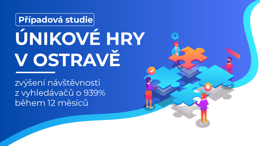 Případová studie: Únikové hry v Ostravě - zvýšení návštěvnosti z vyhledávačů o 939 % během 12 měsíců